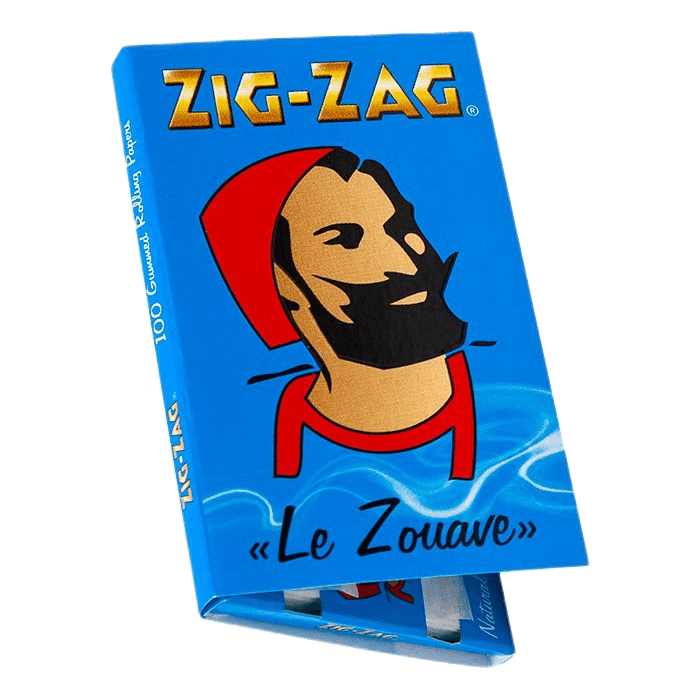 Zig zag - rolling papers - single wide - blue (slow burning)
