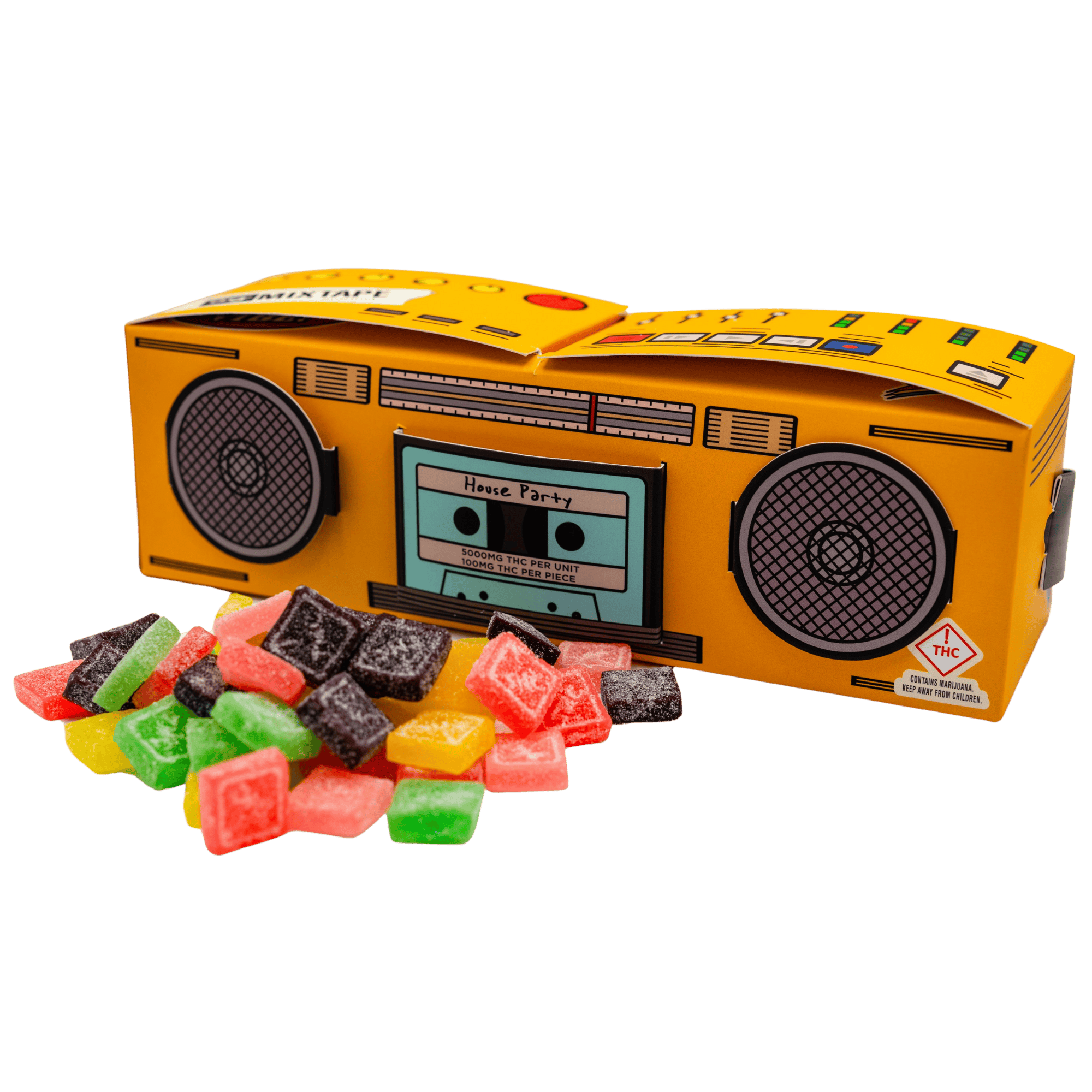 OG Mixtape House Party Boom Box Gummies 5000mg | MED | Native