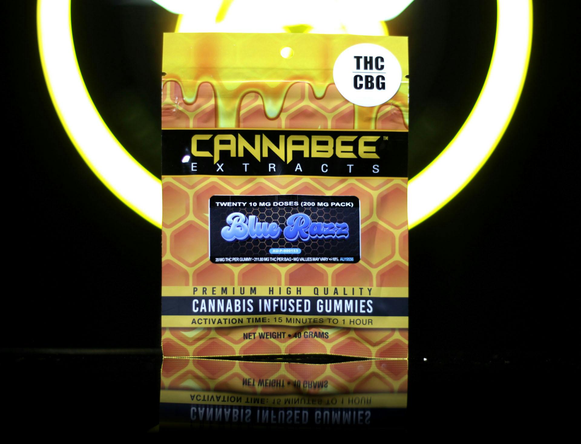 Product: Canna Bee | Blue Razz | Full Spectrum Infused Edibles | 200mg | Hybrid