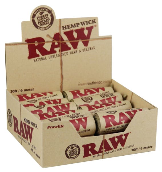 RAW Hemp Wick - 20ft