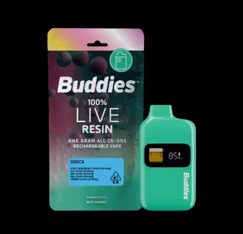 buddies disposable vape review Buddies Brand Live Resin Review main image 0