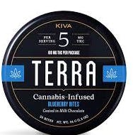 Product: Milk Chocolate Blueberry Bites | 5mg x 20pk | Terra Bites