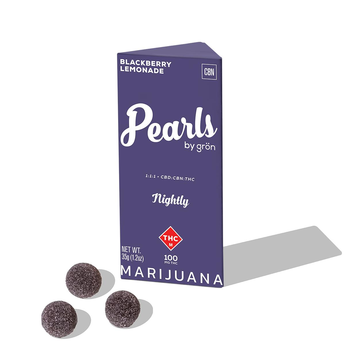 Photo of 1:1:1 THC:CBD:CBN Sleepy | Blackberry Lemonade Pearls | 10pk