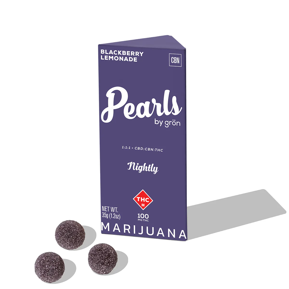 1:1:1 Blackberry Lemonade Pearls - CBN/CBD/THC - Sleepy Indica