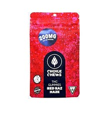 Choice Chews - 200mg Gummies - Red Raz Haze (Sativa)