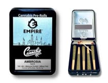 Ambrosia | 5 Pack Infused Pre rolls | Hybrid | Empire