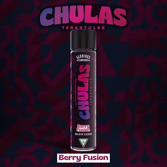 Product: Glorious Cannabis Co. | Berry Fusion Chulas Kief Infused Pre-Roll | 1g