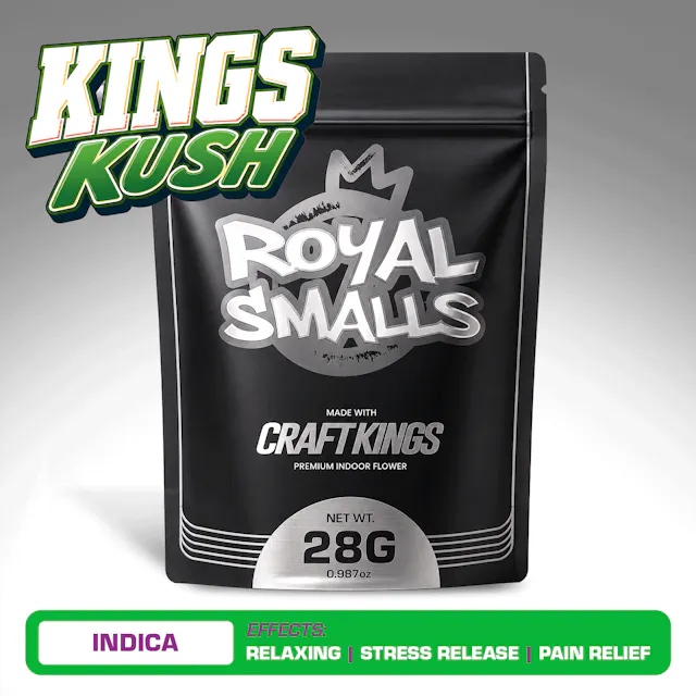 Craft Kings Royal Smalls Kings Kush 28g (indica, flower)