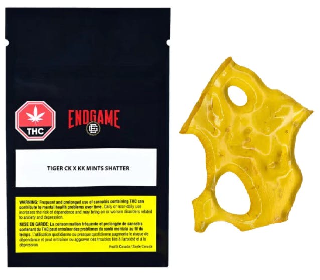 Endgame: Tiger CK x KK Mints Shatter | Kootenay Cannabis (Kingsway