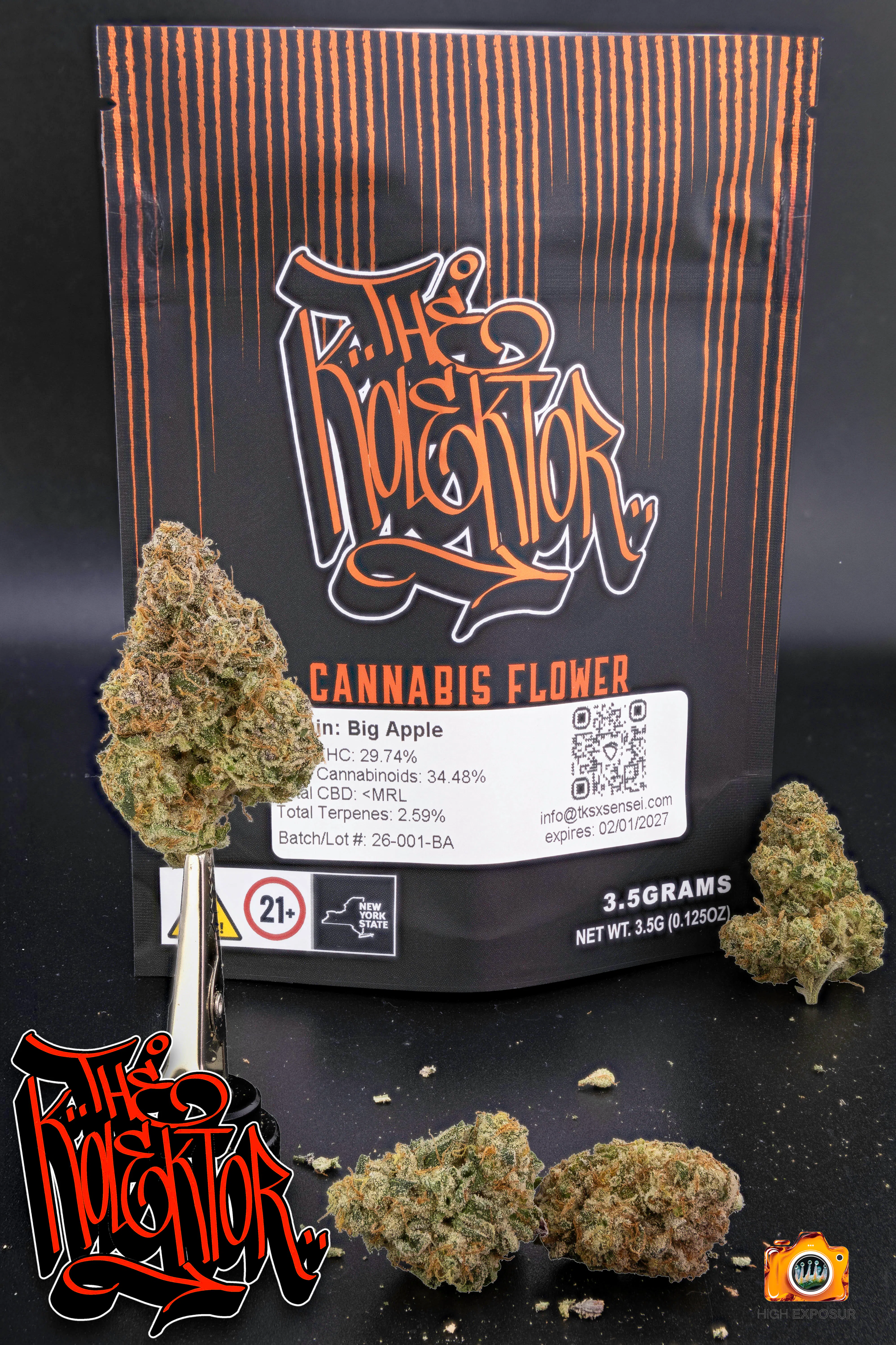 果物 hemignyan1986 TKS x Sensei - Big Apple - Flower - 3.5g at The Bronx Joint