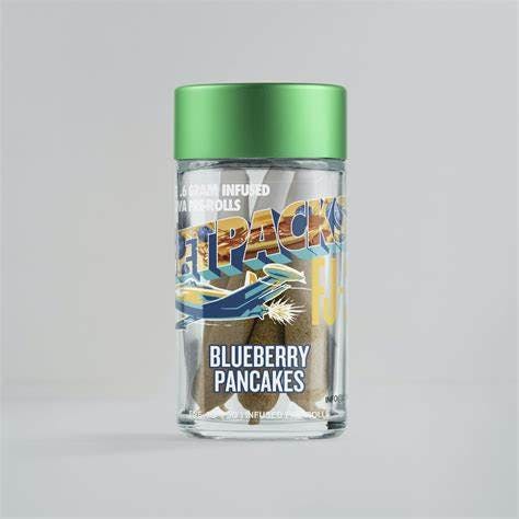 Blueberry Pancakes | Infused Pre Roll 5 Pack Sativa | Jetpacks