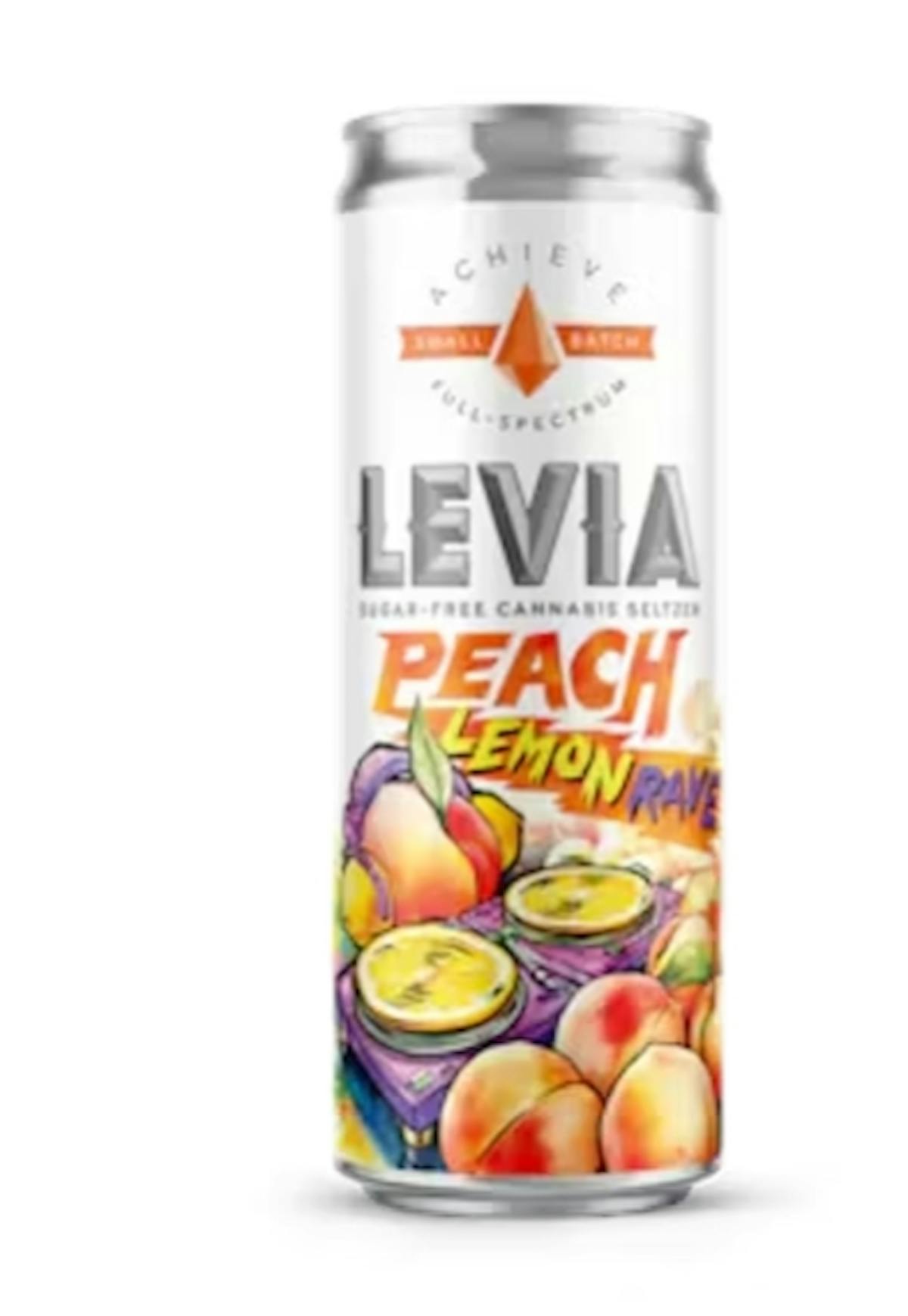Photo of LEVIA Seltzer Peach Lemonade