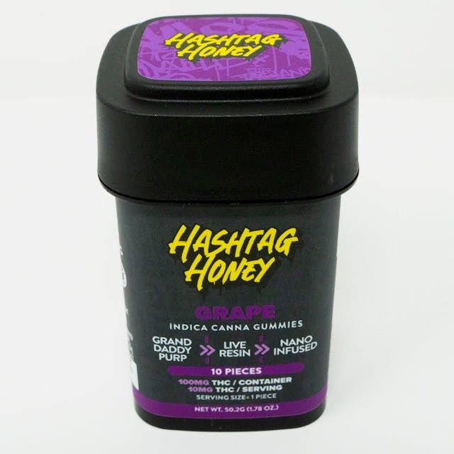 Hashtag Honey | Grape | Gummies 10 pcs | 100mg