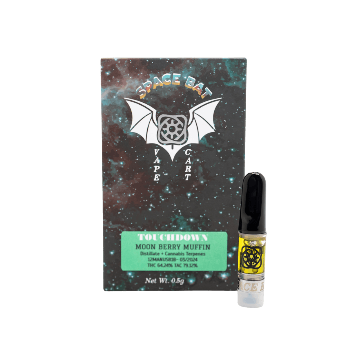 Image of Spacebat “Touch Down” | 0.5g Distillate Cartridge