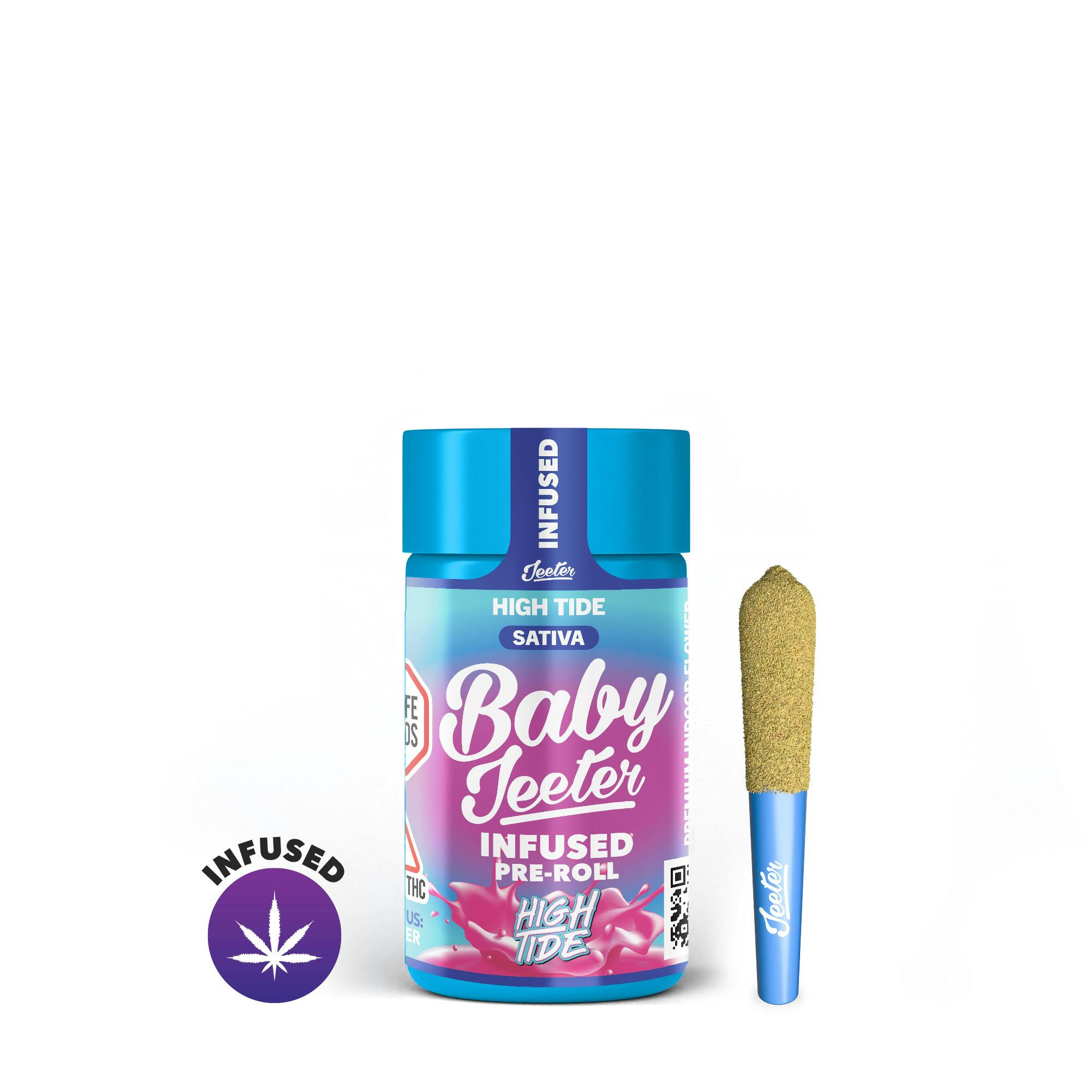 Product HHigh Tide Baby Jeeter Infused | Pre Rolls | 0.5g 5pk
