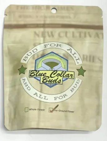 Product Blue Collar Buds | Grape Gary | Pre-Ground
