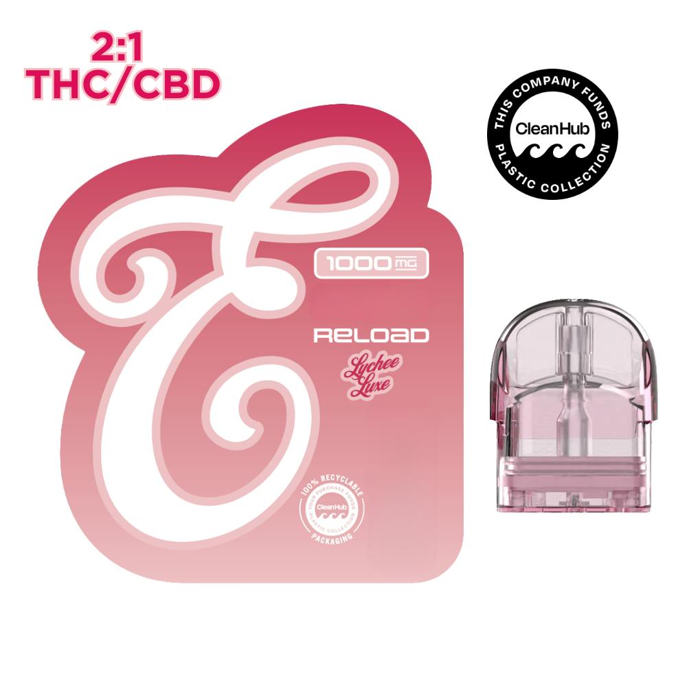Product RELOAD - 1g FUSION - Lychee Lux (2:1 THC/CBD)