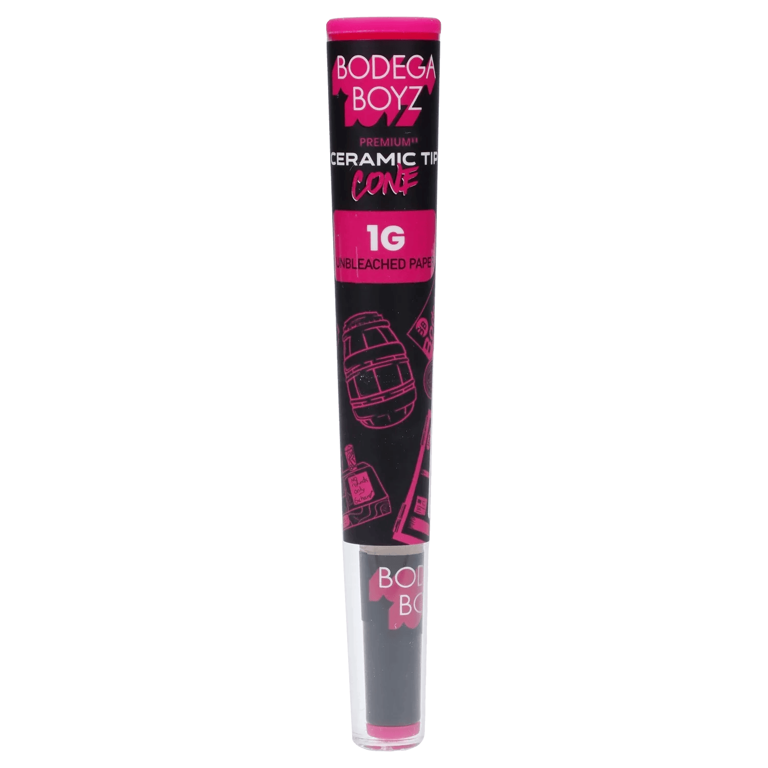 Bodega Boyz Ceramic Tip  Cone Brown Paper