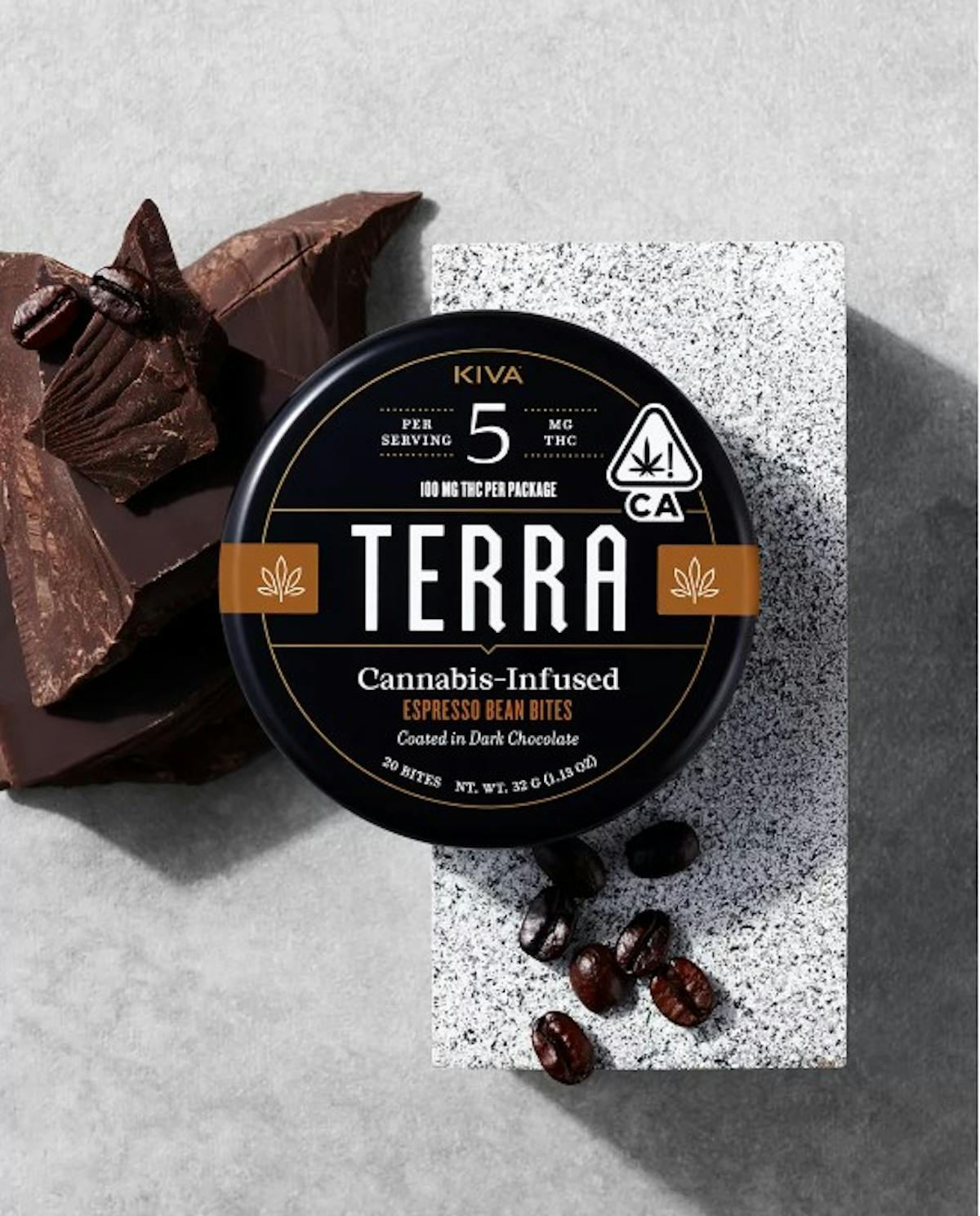 Photo of Terra Espresso Chocolate Bites 100mg 20pk