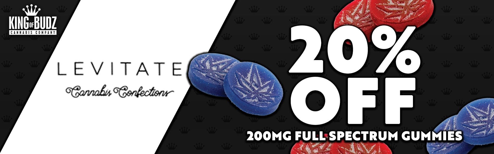 Levitate - 100mg Full Spectrum Gummies - 20 Percent OFF