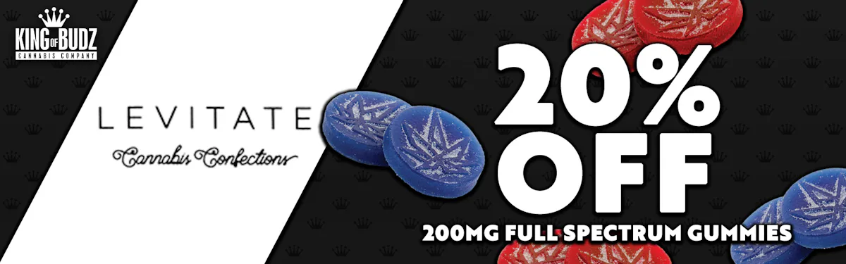 Levitate - 100mg Full Spectrum Gummies - 20 Percent OFF