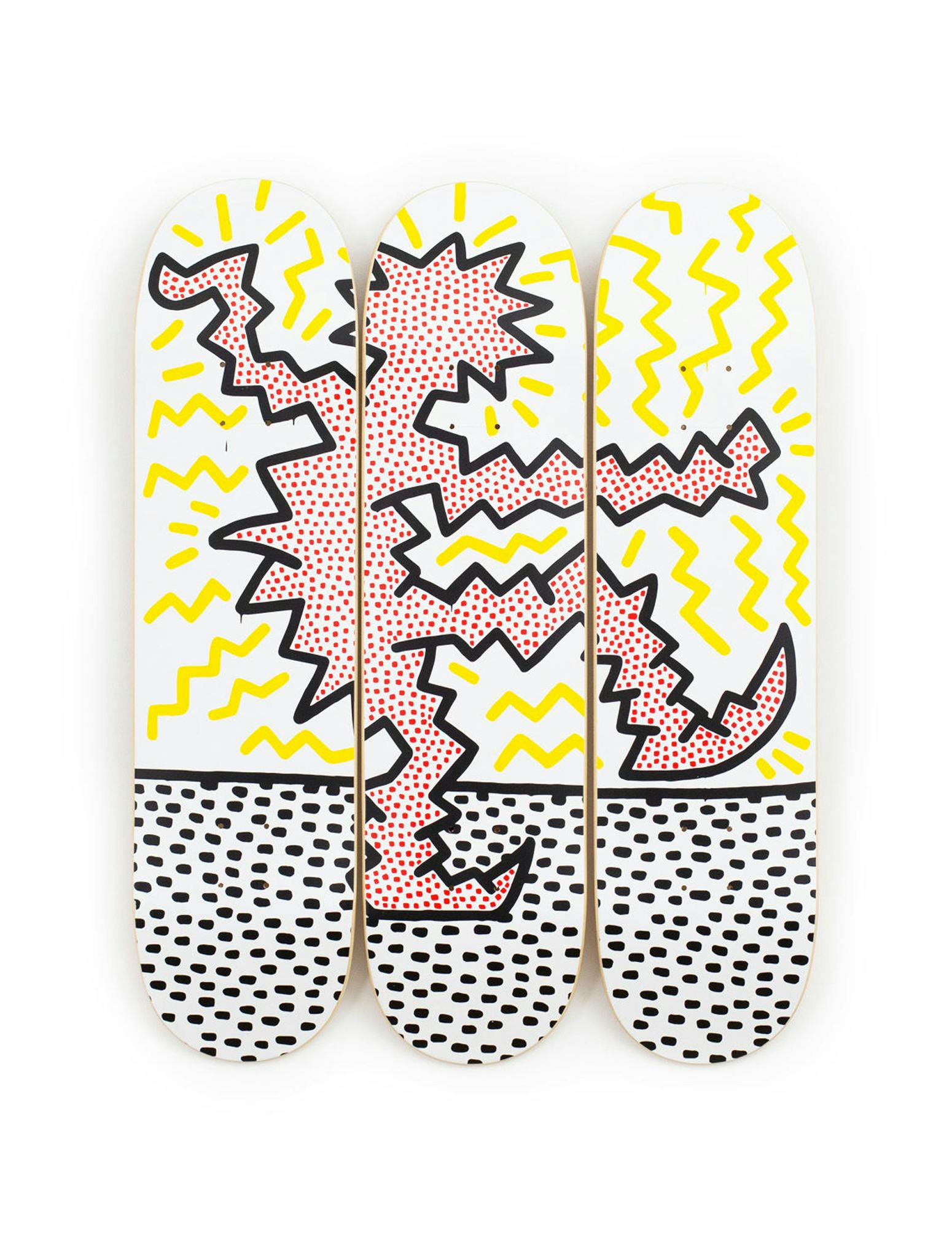 Keith Haring | Untitled (Electric) | Skate Deck
