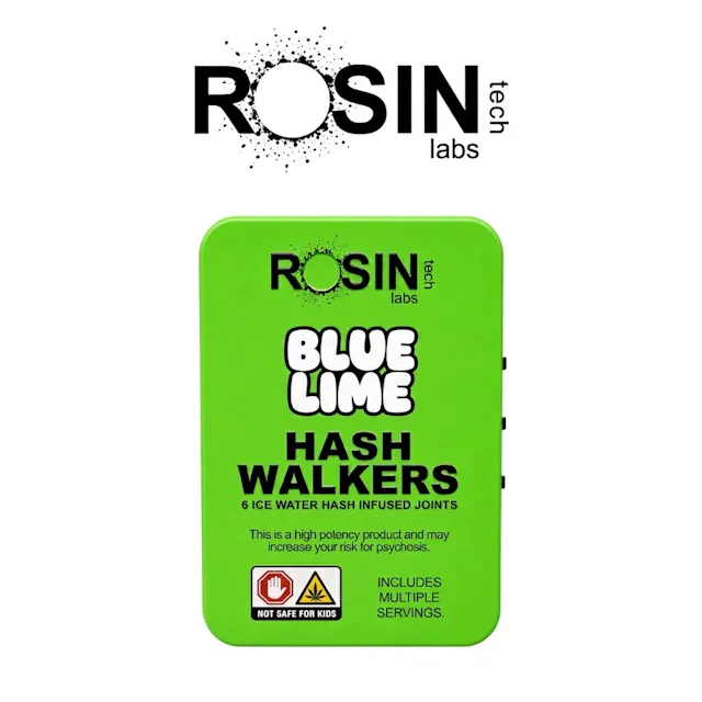 Rosin Tech Labs Hash Walkers Blue Lime 6pk/3g (sativa, infused)