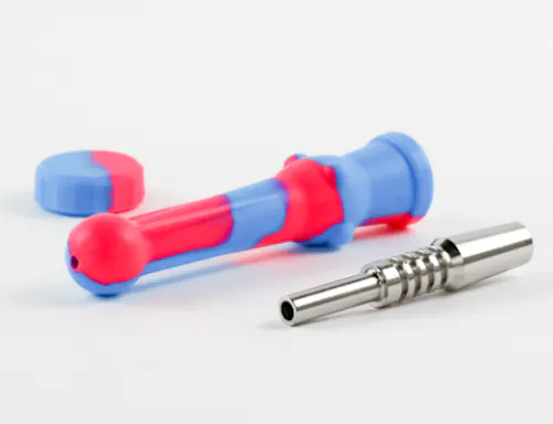 Silicone Honey Straw w/Titanium Tip-1
