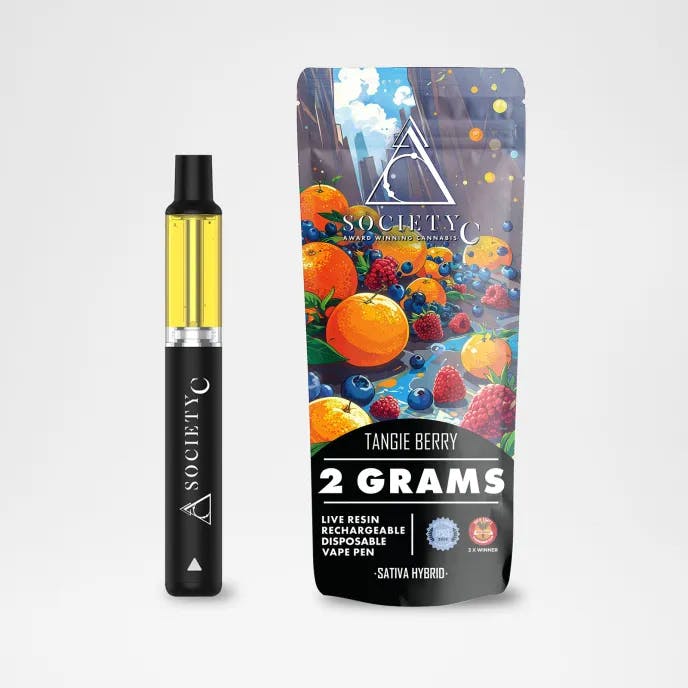 Society C - 2g Live Resin Disposable - Tangie Berry