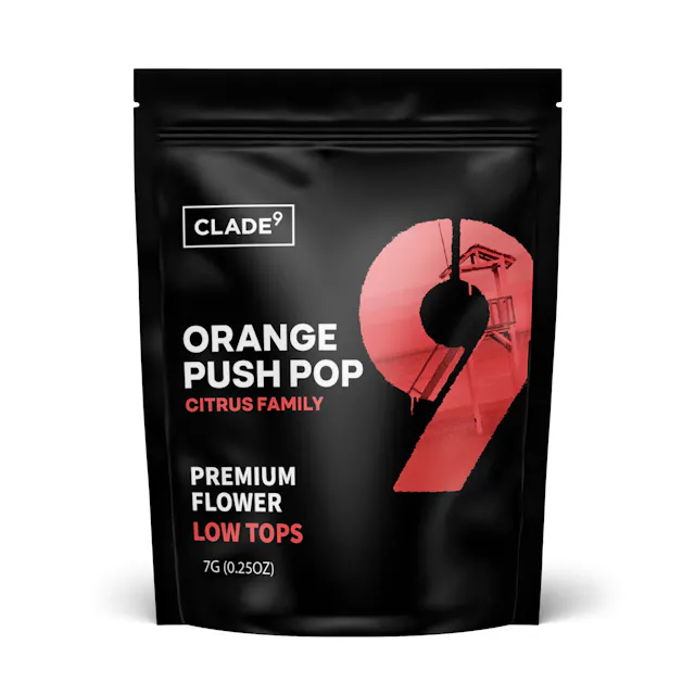 Clade9 Flower Orange Push Pop 7g (sativa hybrid)