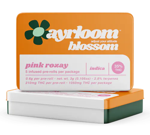 Ayrloom | Pink Rozay Infused Pre-Roll | 5 Pack | 3g-1