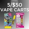 5/$50 | Annie Tokeley / Levitate / Crude Boys Vape Carts