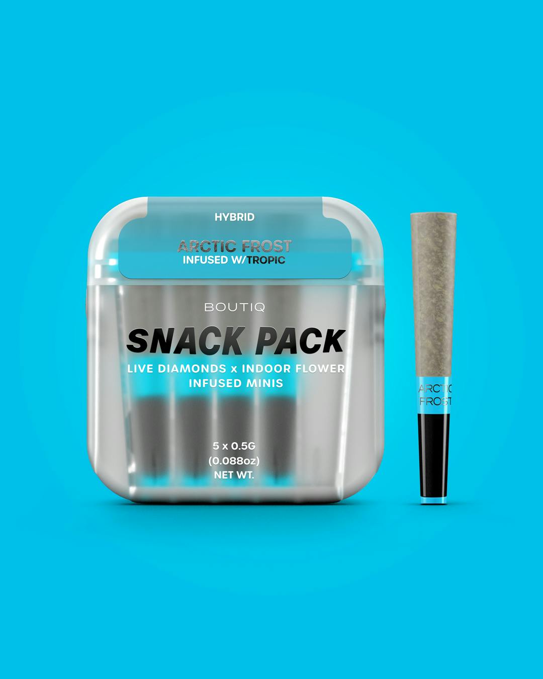 Boutiq | Arctic Frost x Tropic | Snack Pack Diamond Infused | 5pk | 2.5g