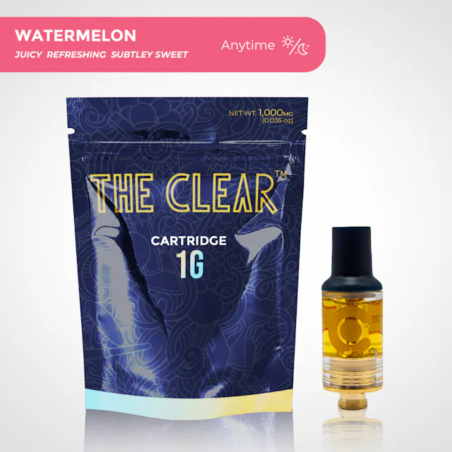 The Clear Cartridge Watermelon 1g (hybrid, cartridges)