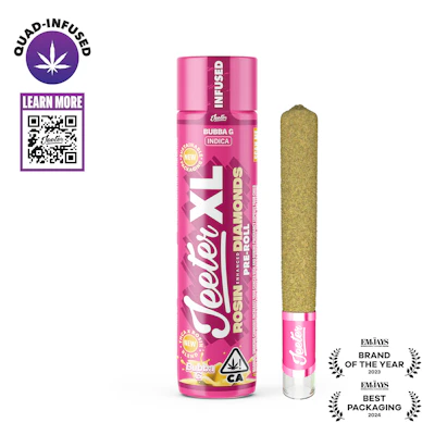 Bubba G Jeeter XL Infused Pre-Roll | 2g - PRE_ROLLS by Jeeter at King of Budz