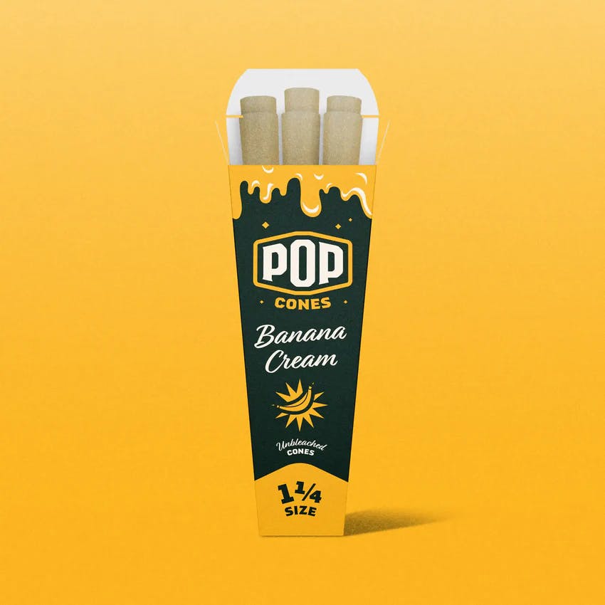 POP CONES - CONES - 1 1/14" - 6PK - BANANA CREAM | Key Missouri  (Cottleville)