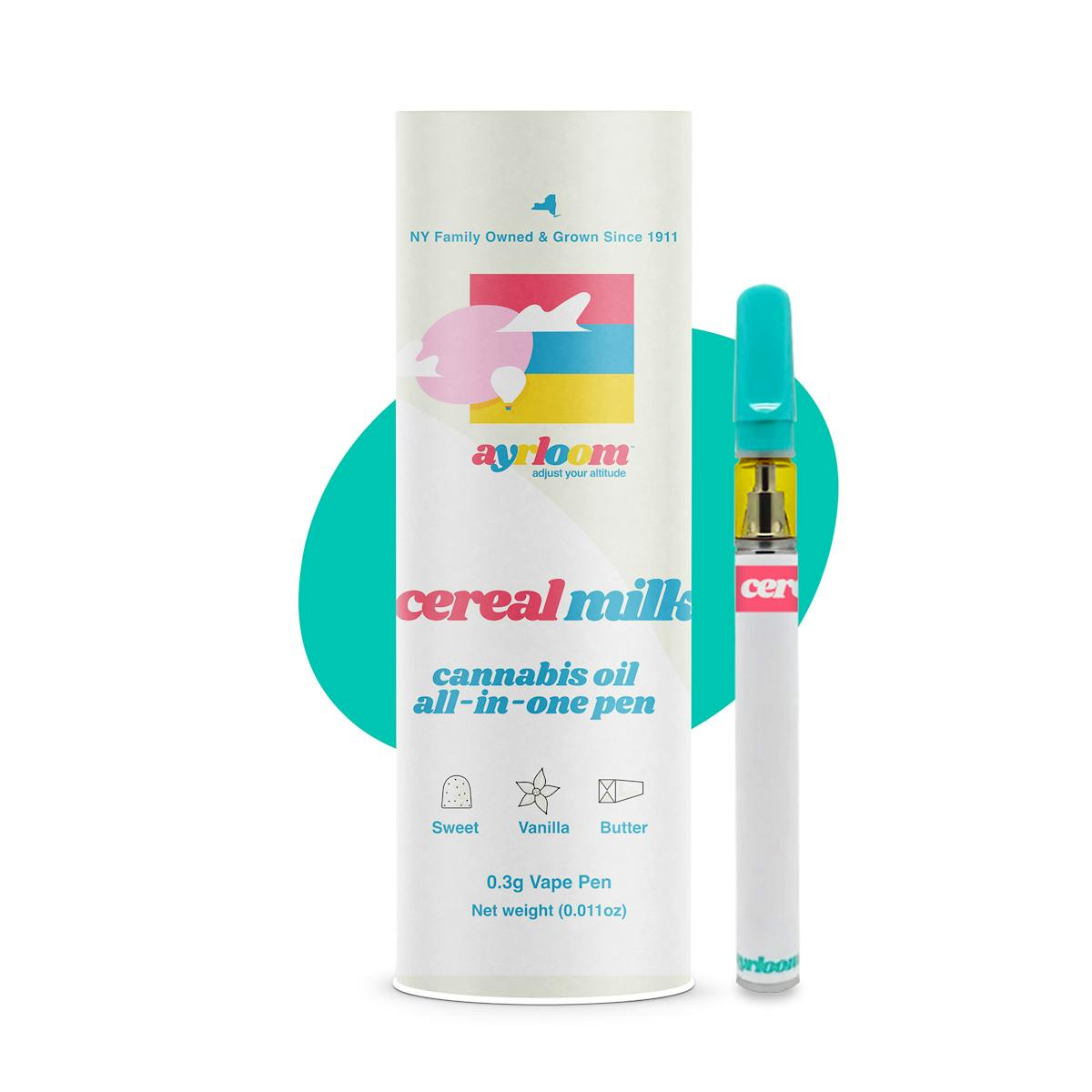Photo of Ayrloom – Cereal Milk Vape Pen – 0.3g