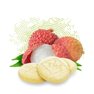 Sour Lychee - C-Bite, as Cookies's menu shows it