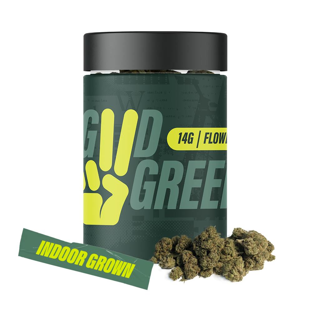 Good Green Durban Z - FLOWER cannabis product, 1/2oz