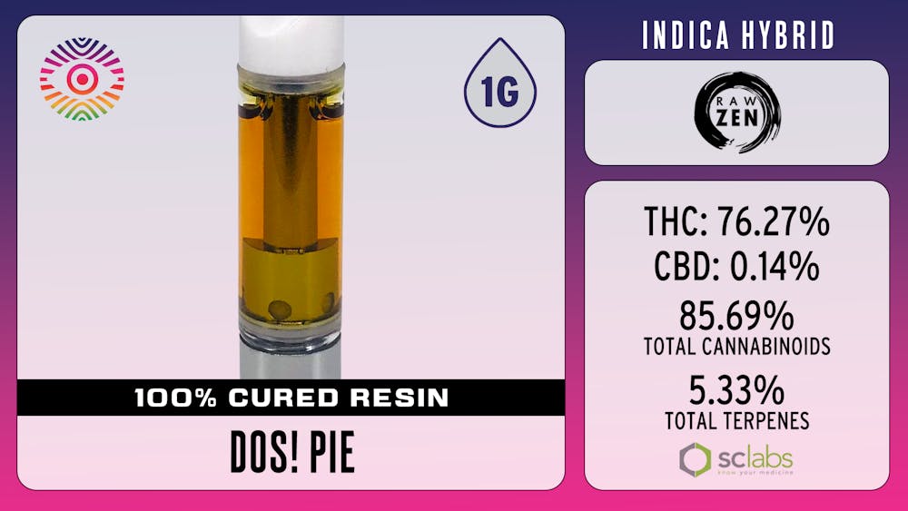 Product Chromatic | Dos! Pie Indica Cured Resin Cartridge