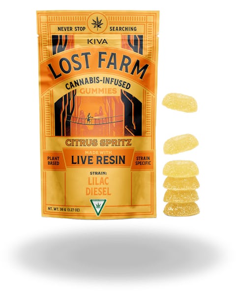 Product: Lost Farm | Citrus Spritz Live Resin Gummies | 200mg*