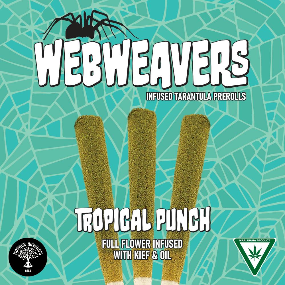 Product: Webweavers | Tarantula Pre-Roll - 1g - Tropical Punch