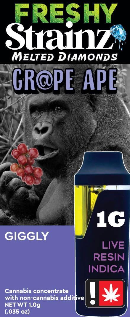 Freshy Strainz 1g Disposable | Grape Ape