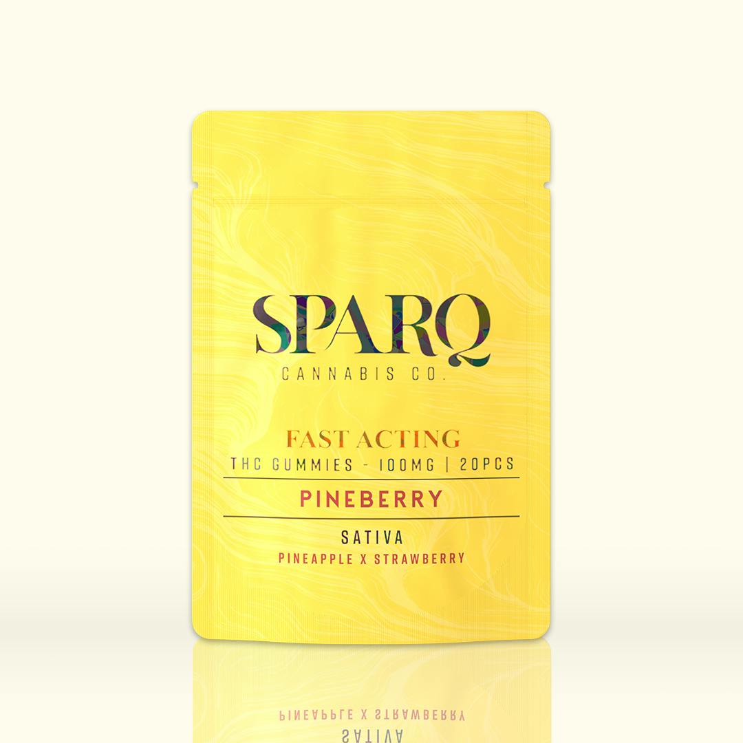 Sparq Gummies Pineberry Fast Acting 20pk for Sale Redi
