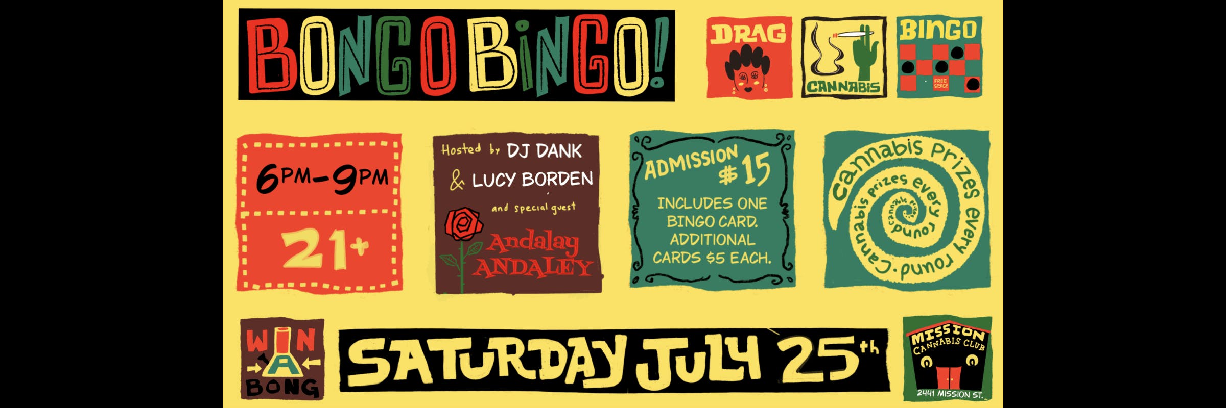 BINGO MISSION CANNABIS DISPENSARY FUN EVENT