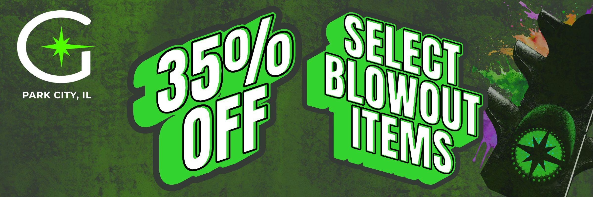 35% Off Select Blowout Items