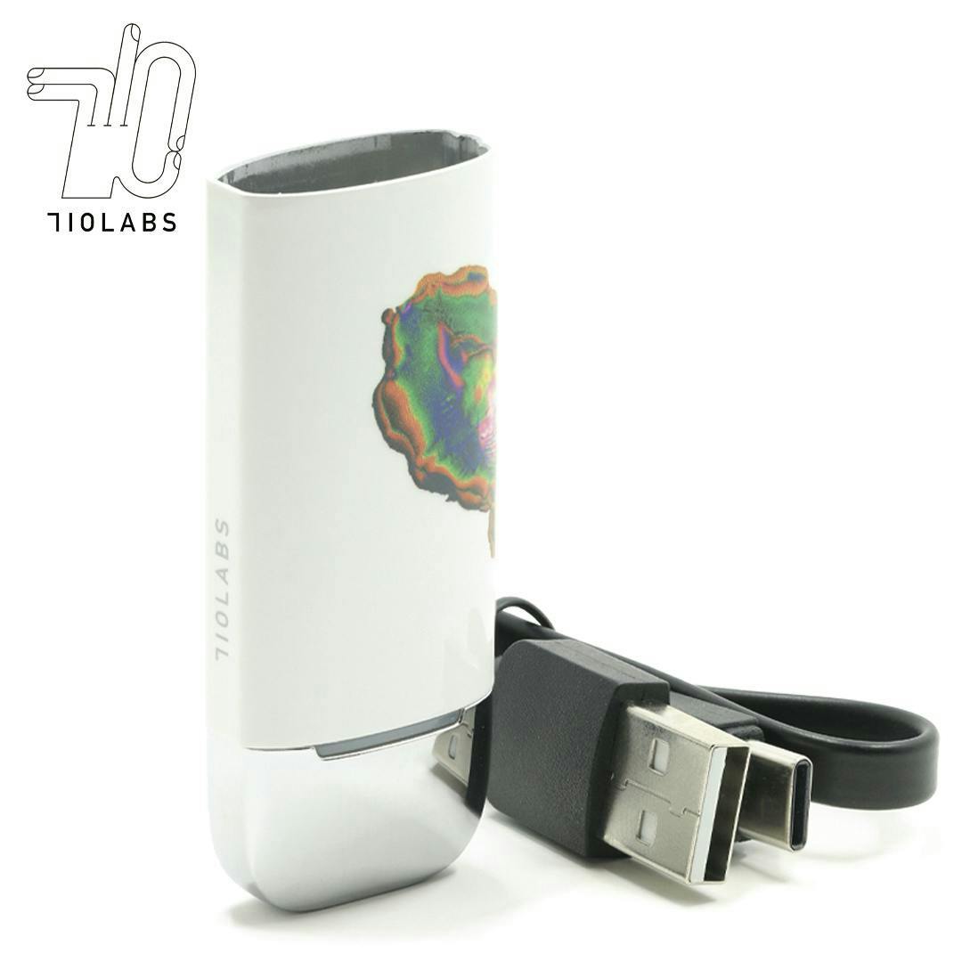 710 Labs - Pod Battery - White Oil Spill