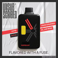 UNSUBSCRIBED | Popped Off | 2G Liquid Diamond & Live Resin | Disposable - product image at King of Budz