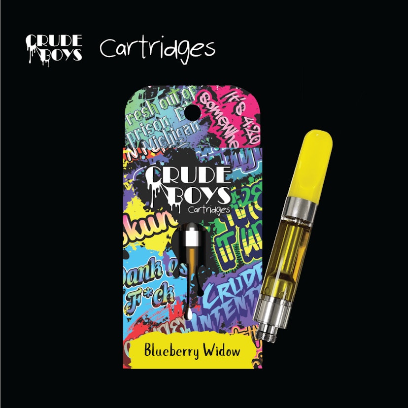 Crude Boys - Blueberry Widow 1G Cartridge