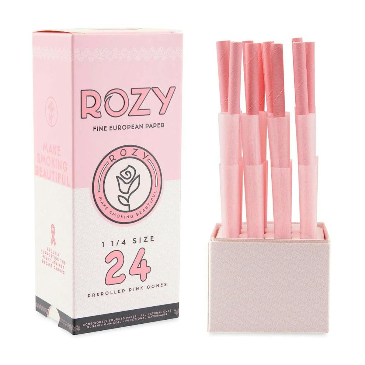 Image of Pink 1 1/4 Size Cones | 24 Count Box